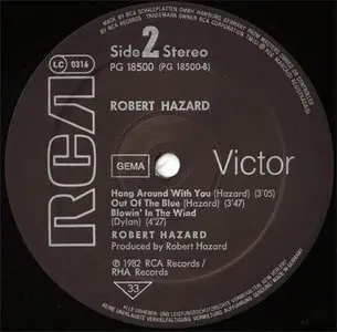 Robert Hazard - Robert Hazard (RCA Victor PG 18500) (GER 1982) (Vinyl 24-96 & 16-44.1)