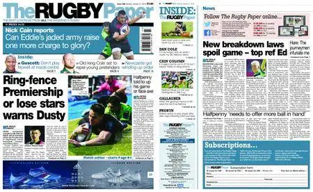 The Rugby Paper – January 21, 2018