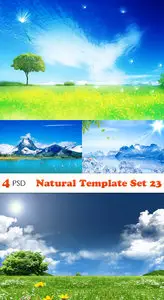 PSD - Natural Template Set 23