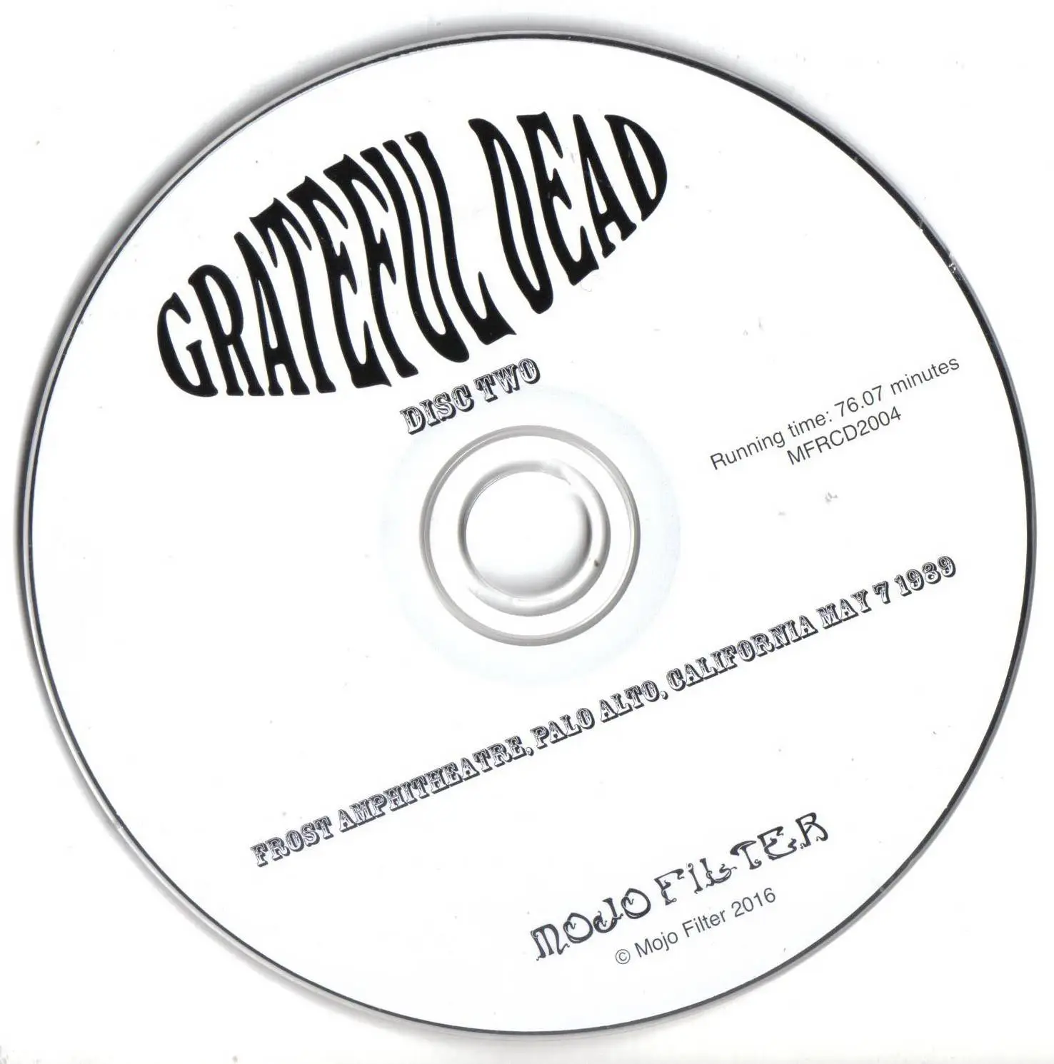 Grateful Dead - Frost Amphitheatre, Palo Alto, California May 7 1989 ...