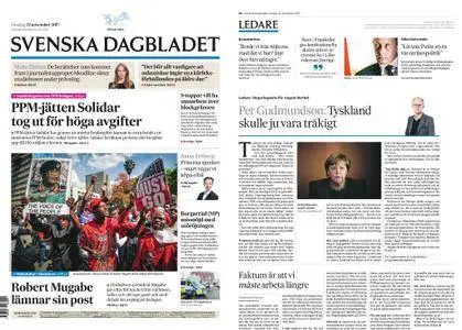 Svenska Dagbladet – 22 november 2017