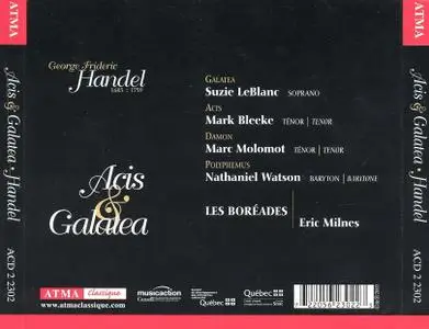 Eric Milnes, Les Boreades - Handel: Acis and Galatea (2004)