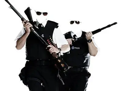 Templates PSD -  ”Police” for Photoshop