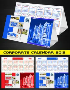 Corporate Calendars 2012 PSD Template