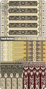 Seamless pattern. Set.15 - Stock Vector
