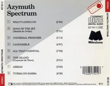 Azymuth - Spectrum (1985) {Milestone}