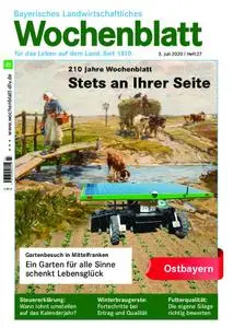 Bayerisches Landwirtschaftliches Wochenblatt Ostbayern - 02. Juli 2020
