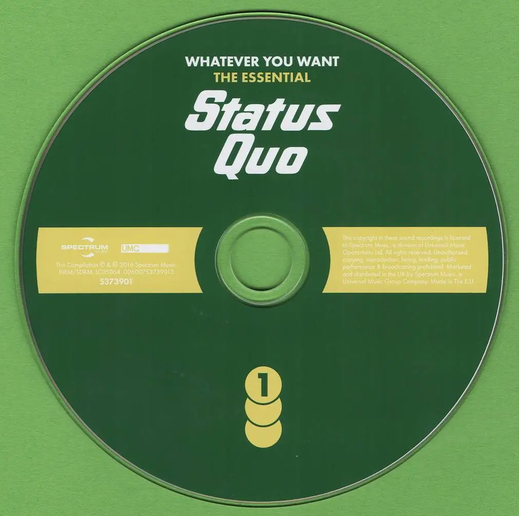 Status Quo Whatever You Want The Essential 3CD (2016) / AvaxHome