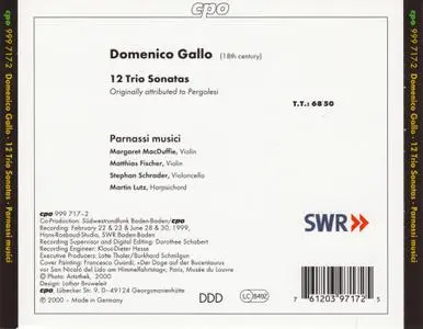 Parnassi Musici - Domenico Gallo: 12 Trio Sonatas (2000) (Repost)