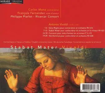 Philippe Pierlot, Carlos Mena, Ricercar Consort - Antonio Vivaldi: Stabat Mater (2004)