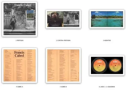 Francis Cabrel ‎- Francis Cabrel (1977) FR 1st Pressing - LP/FLAC In 24bit/96kHz