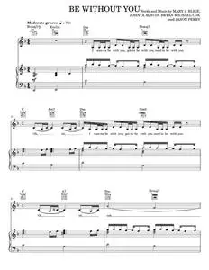 Be without you - Mary J. Blige (Piano-Vocal-Guitar)