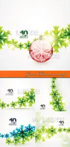 Green Christmas concept