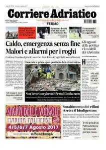 Corriere Adriatico - 4 Agosto 2017
