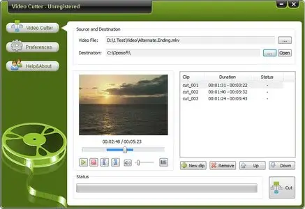 Oposoft Video Cutter 7.2