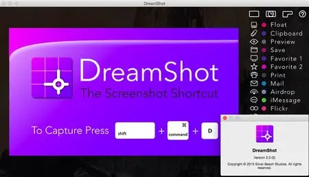 DreamShot 2.0 Mac OS X