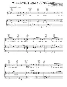 Whenever i call you friend - Kenny Loggins (Piano-Vocal-Guitar)