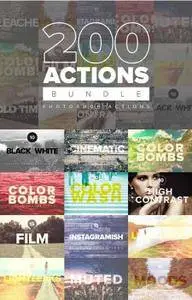 CreativeMarket - 200 Premium PS Actions Bundle