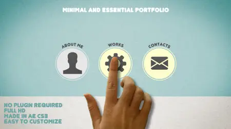 Minimal and Essential Portfolio - Project for After Effects (VideoHive)