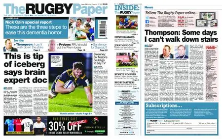 The Rugby Paper – December 13, 2020