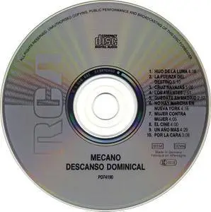 Mecano - Descanso Dominical (1988)