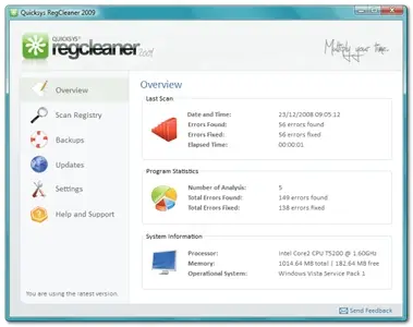 Portable Quicksys RegCleaner