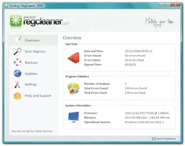 Portable Quicksys RegCleaner