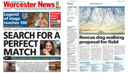 Worcester News – March 12, 2022