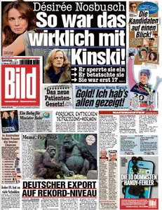 Bild Zeitung vom 09 Februar2013