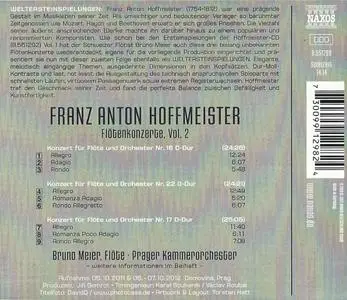 Bruno Meier - Hoffmeister: Flute Concertos, Vol. 2 (2013)