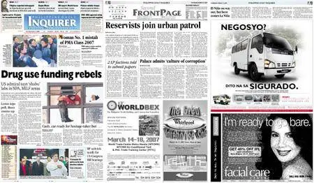 Philippine Daily Inquirer – March 15, 2007