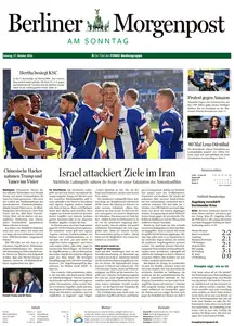 Berliner Morgenpost Digitaler Sonntag - 27 Oktober 2024