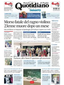 Quotidiano di Puglia Taranto - 18 Agosto 2024