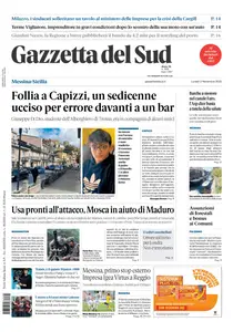 Gazzetta del Sud Messina - 3 Novembre 2025