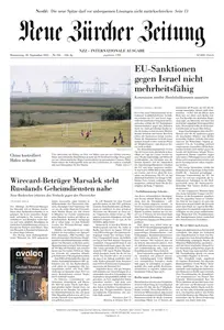 Neue Zurcher Zeitung International - 18 September 2025