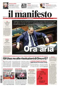 il Manifesto - 21 Febbraio 2025