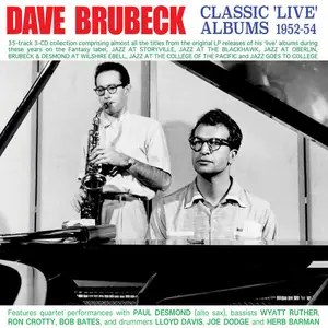 Dave Brubeck - Classic Live Albums 1952-54 (2024)