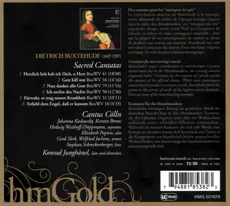 Konrad Junghänel, Cantus Cölln - Dietrich Buxtehude: Sacred Cantatas (2009)