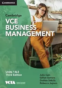 Cambridge VCE Business Management Units 1&2 Ed 3
