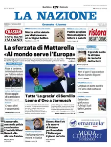 La Nazione Grosseto Livorno - 7 Settembre 2025