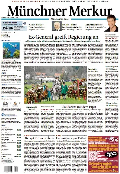 Münchner Merkur vom 6. April 2010
