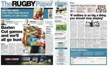 The Rugby Paper – September 02, 2018
