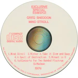 Greg Sneddon - Mind Stroll (1974)