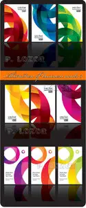 Abstraction of business cards 3