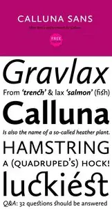 Calluna Sans Font Family