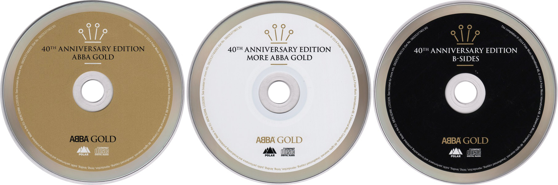 ABBA - Gold: Greatest Hits (1992) 2014, Remastered, 40th Anniversary Editio...