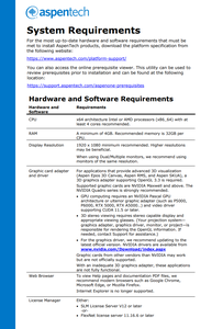 AspenTech Subsurface Science and Engineering 2023 (14.0.1)