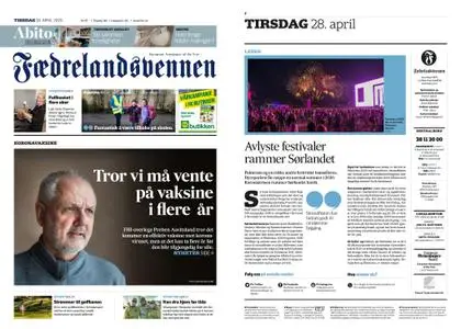 Fædrelandsvennen – 28. april 2020