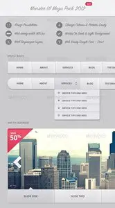 GraphicRiver Monster UI Mega Pack 2012