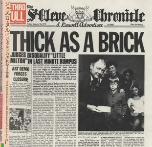 Jethro Tull - Thick As A Brick (1972) {Japan Mini LP Edition 2001}